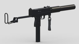 MAC-10 High-poly