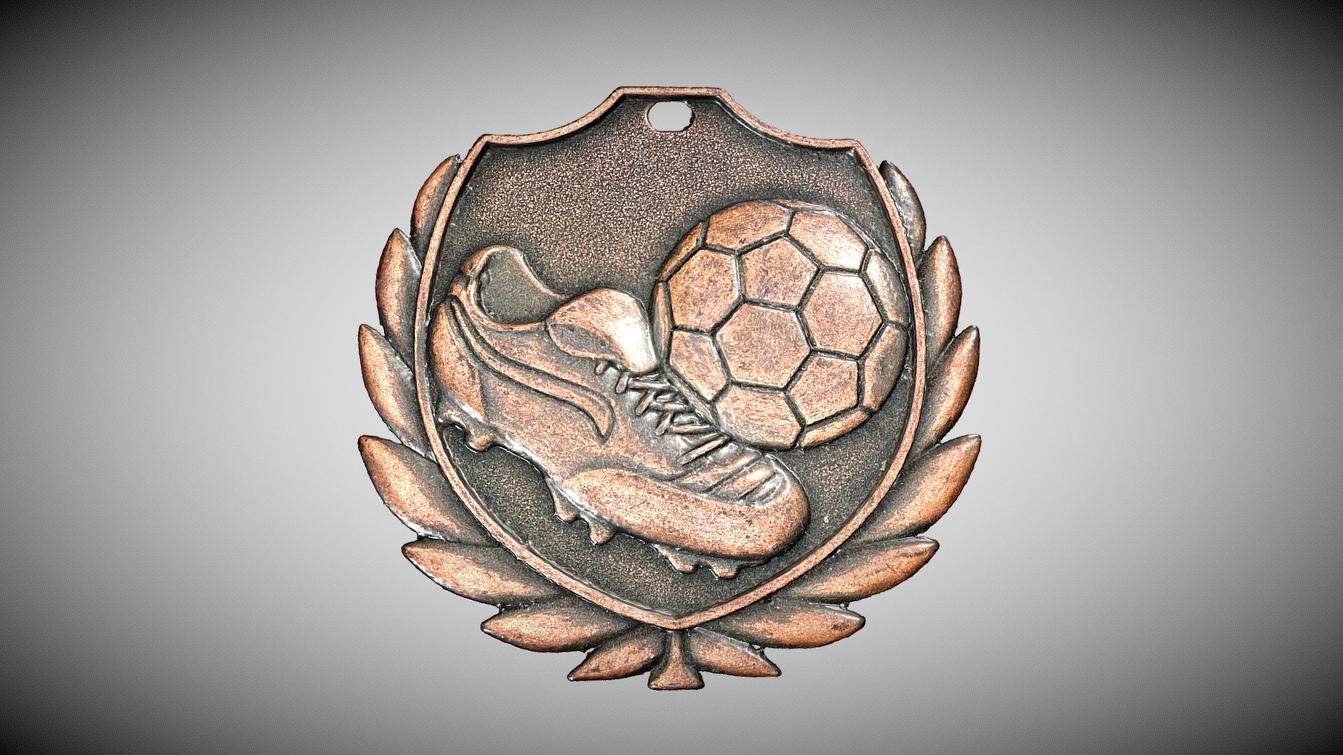 Football Medal2 3d model