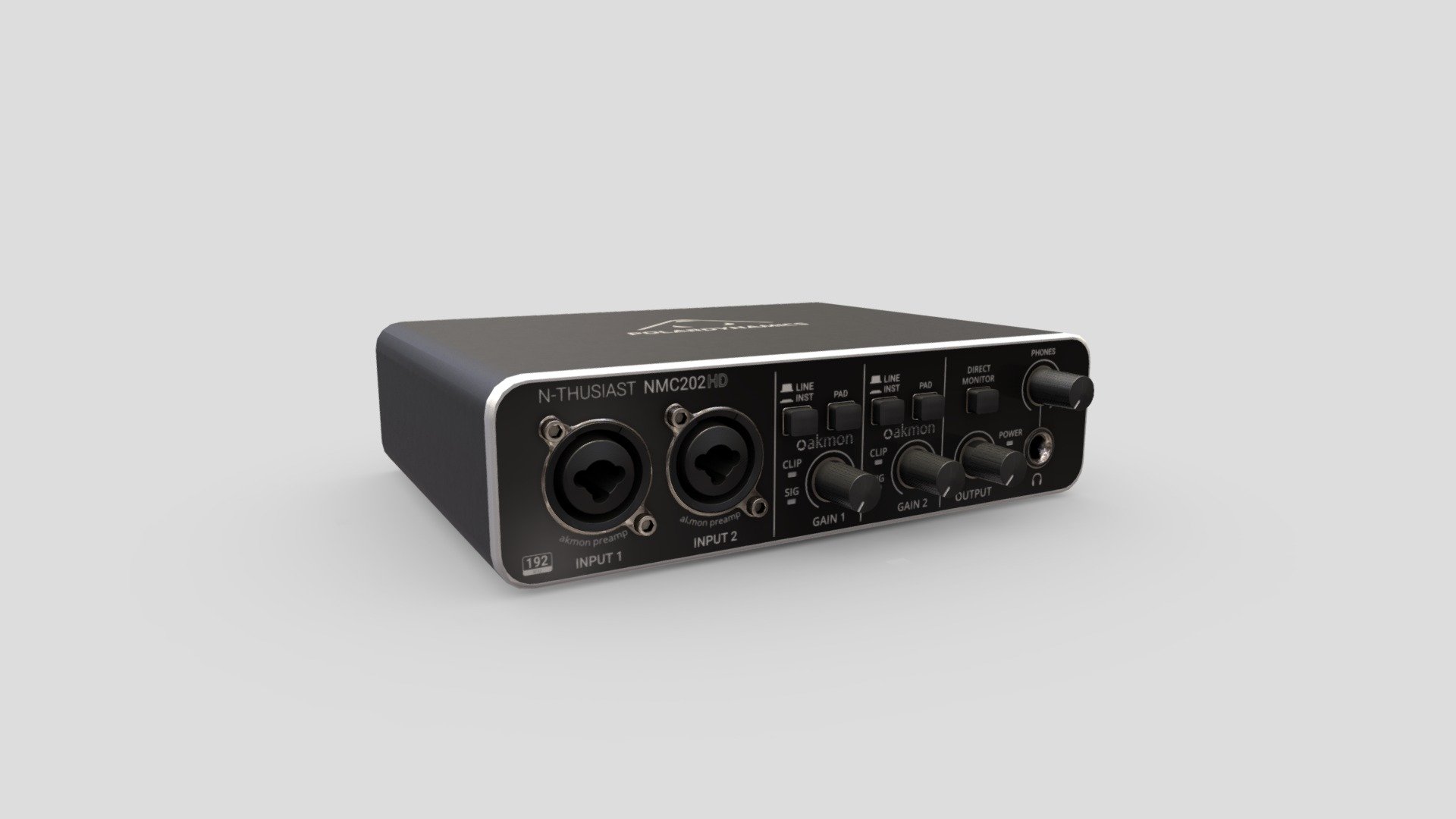 Audio Interface NMC202HD 3d model