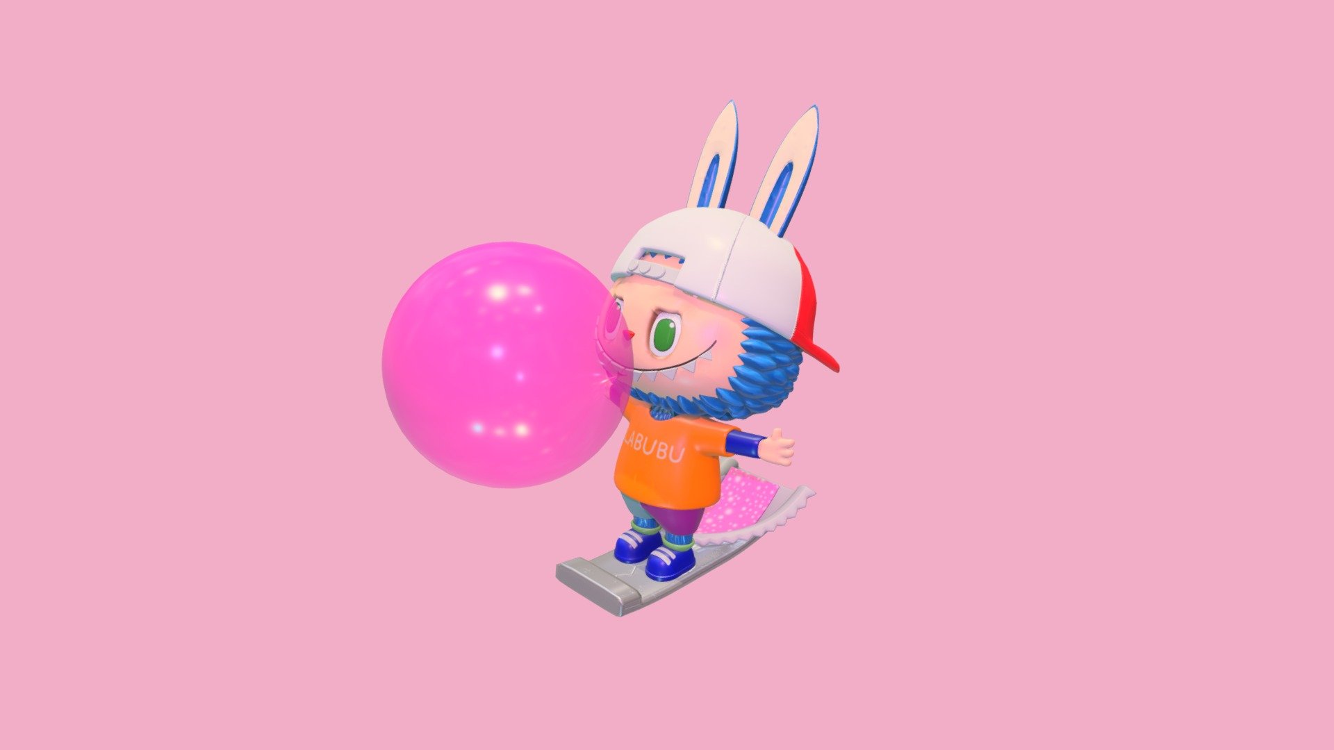 [SD character] LABUBU bubble gum 3d model