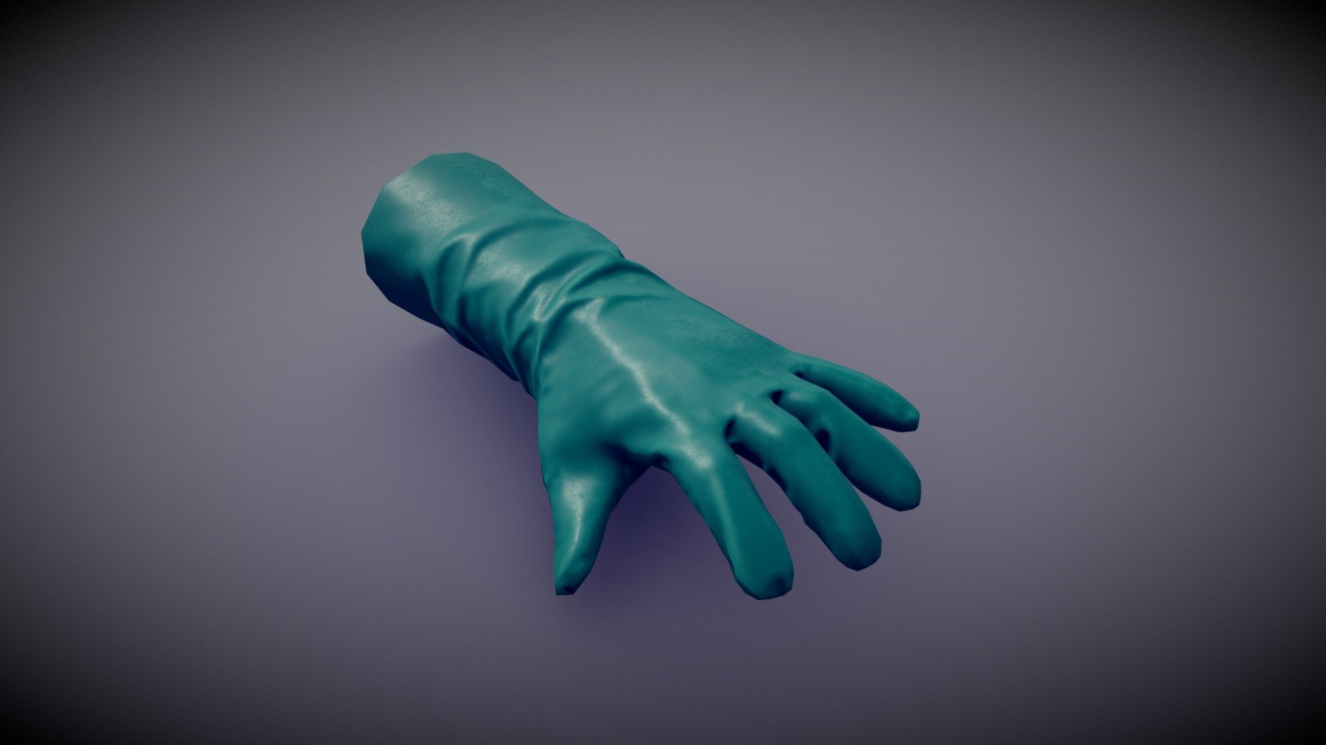 Plastic Glove 3d model