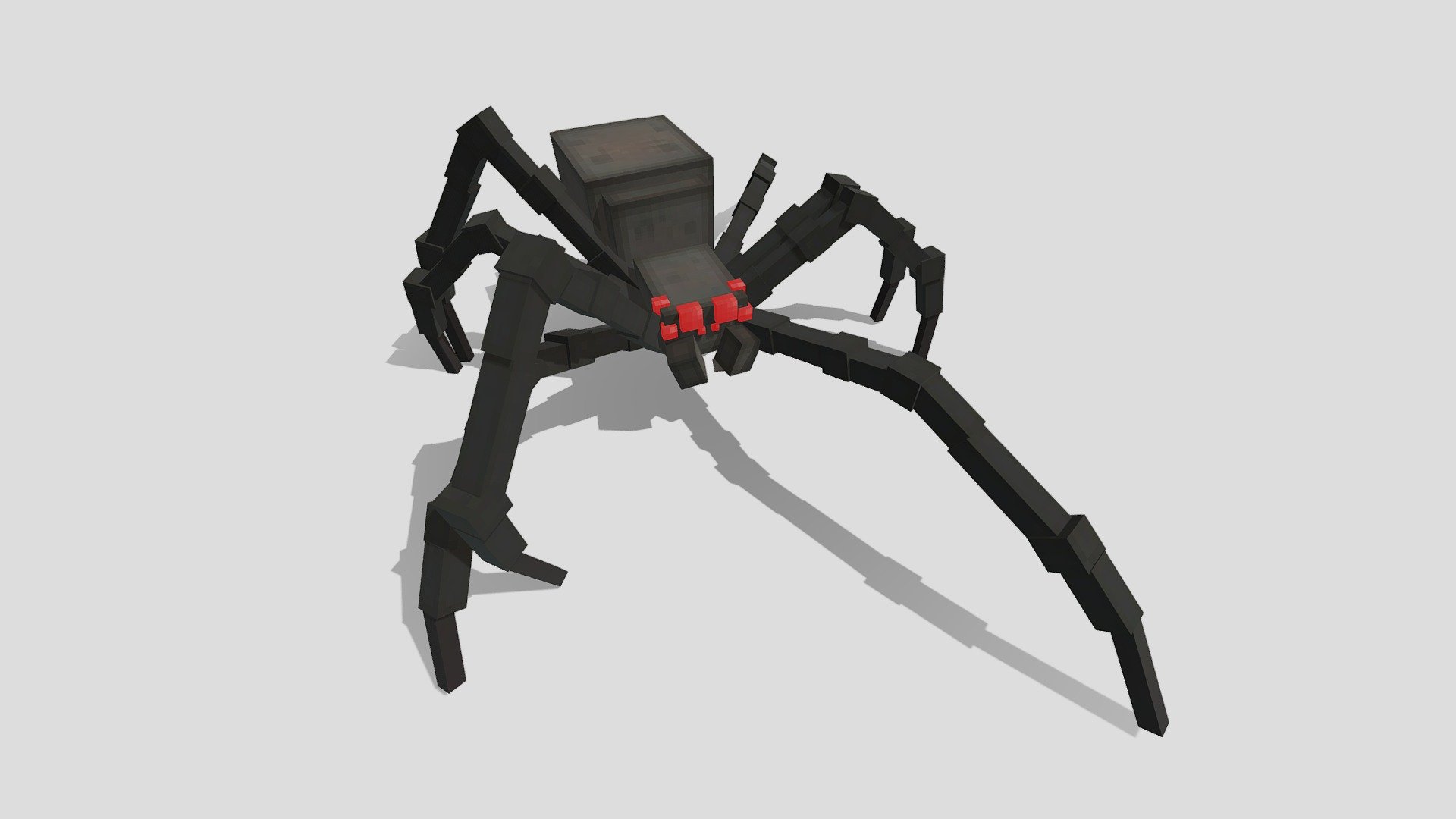 Spider Mob + Walk Cycle 3d model