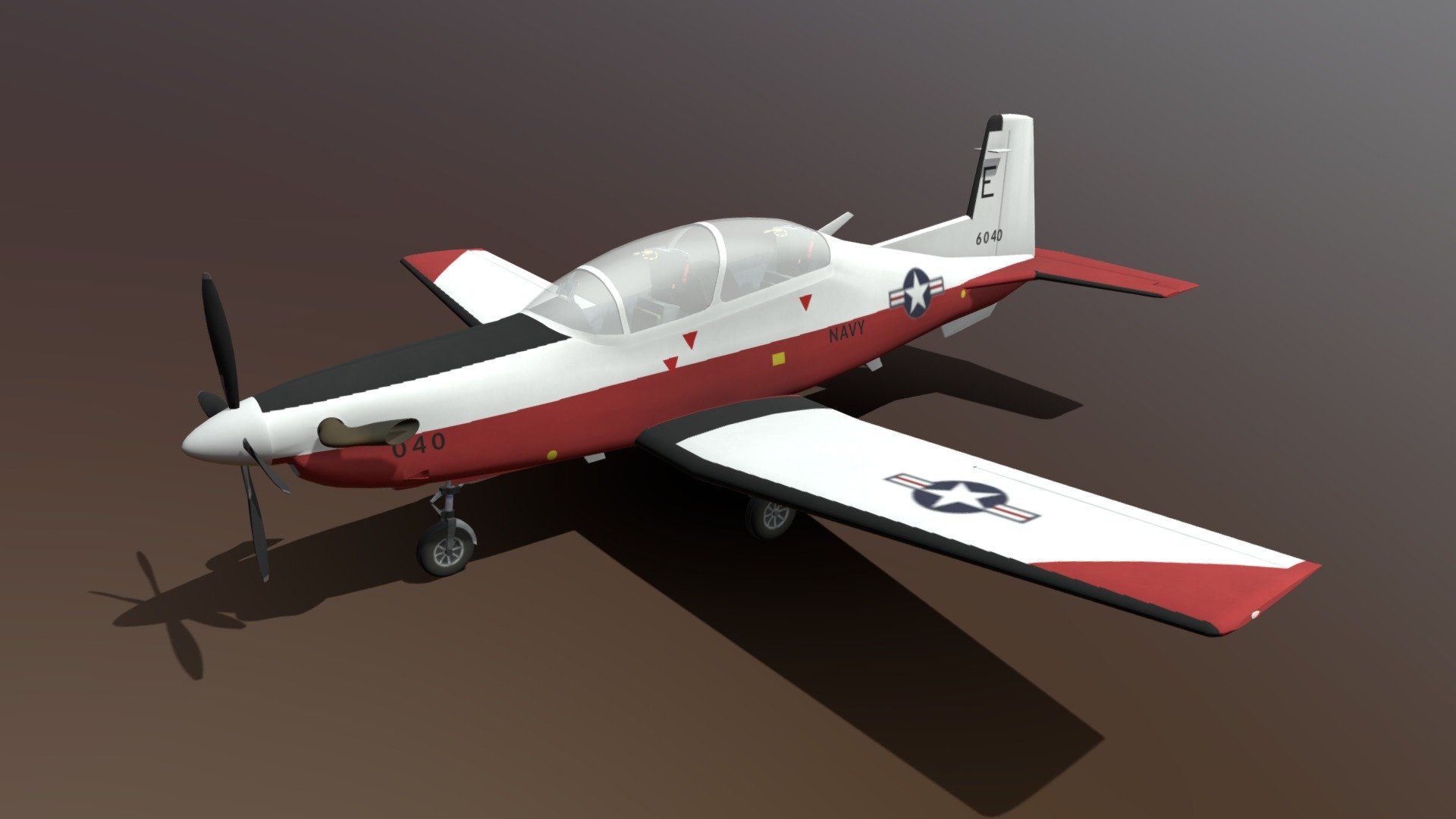 Beechcraft T6 Texan II 3d model