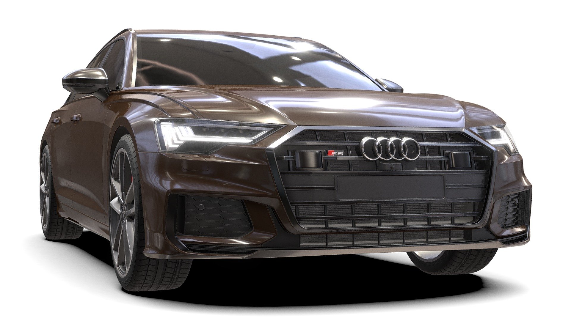 Audi S6 Avant 2020 3d model