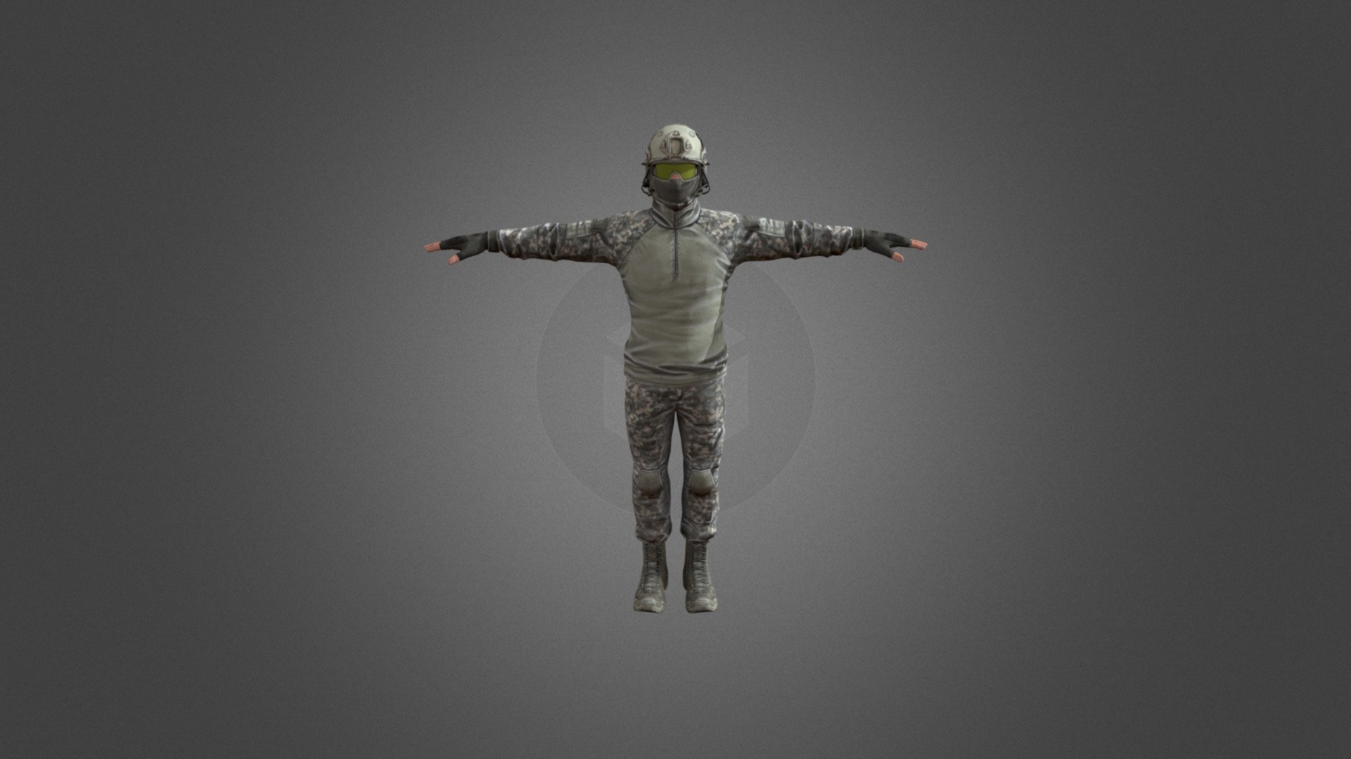 Elite Soldier 3d model