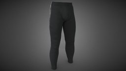 Black Skinny Medieval Pants