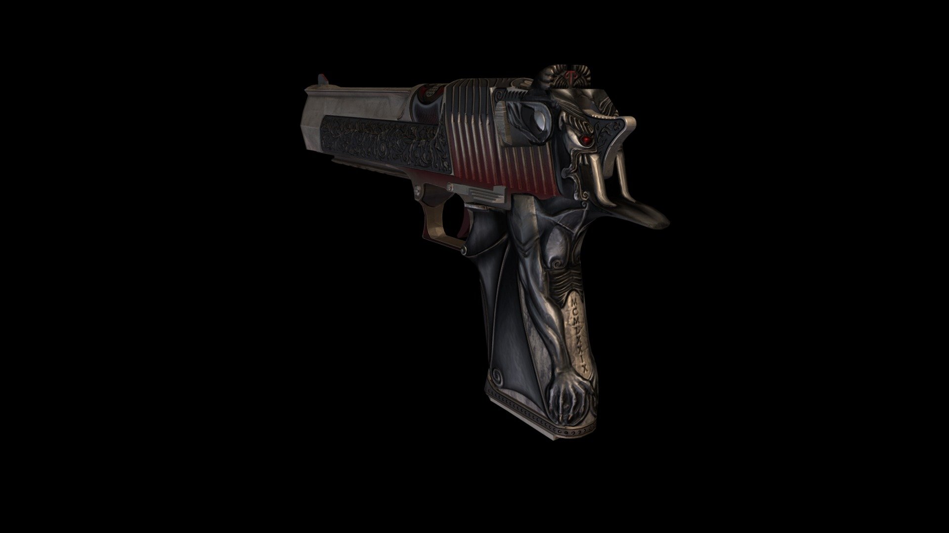 Desert Eagle | Gargoyle [Textless] 3d model