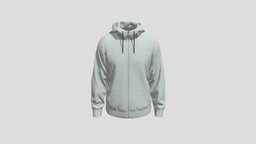 Men Zip-up Hoodie