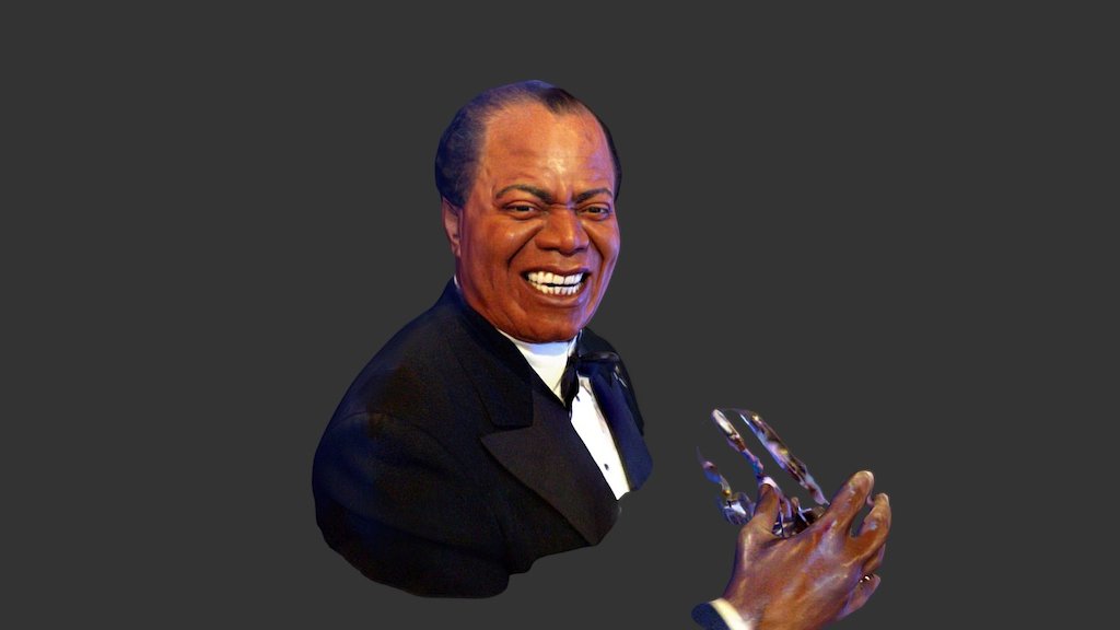 Louis Armstrong 3d model