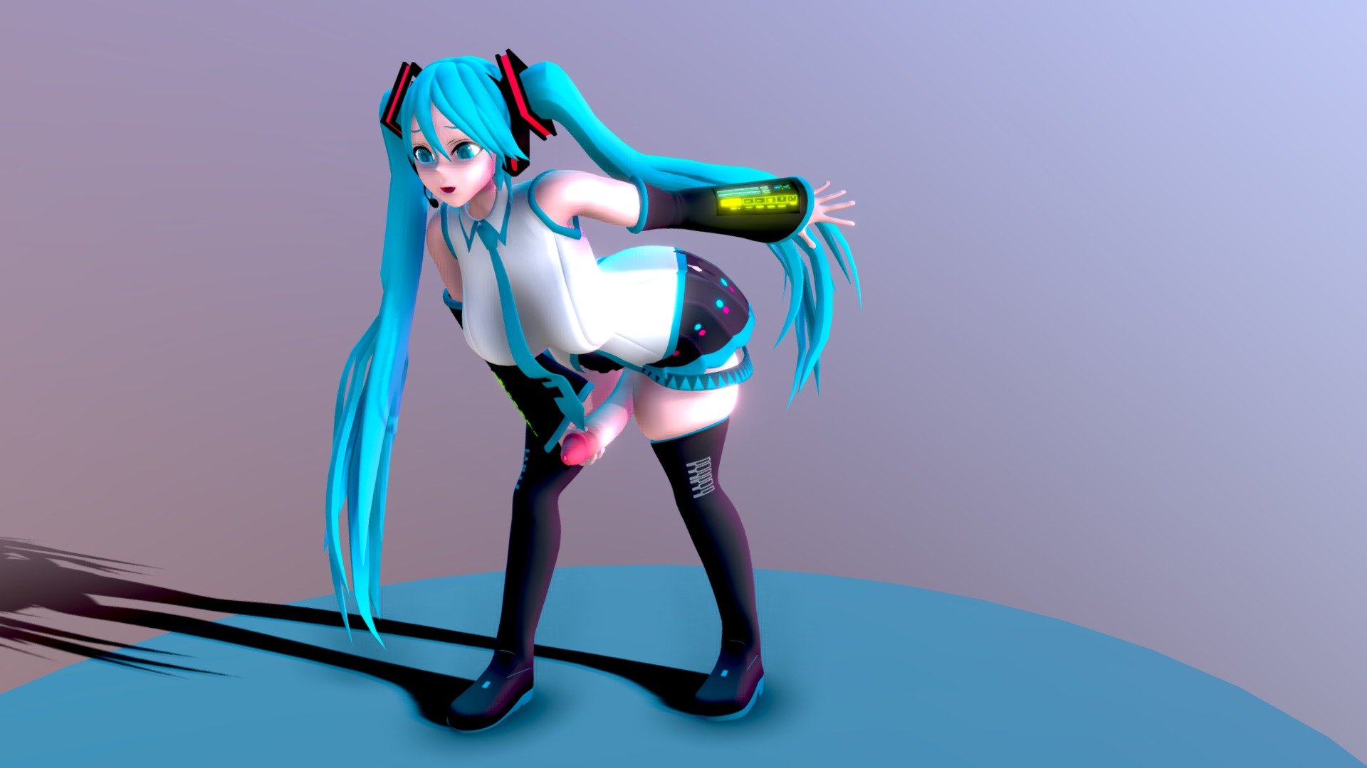 Hatsune Miku 3D Futa NSFW 3d model