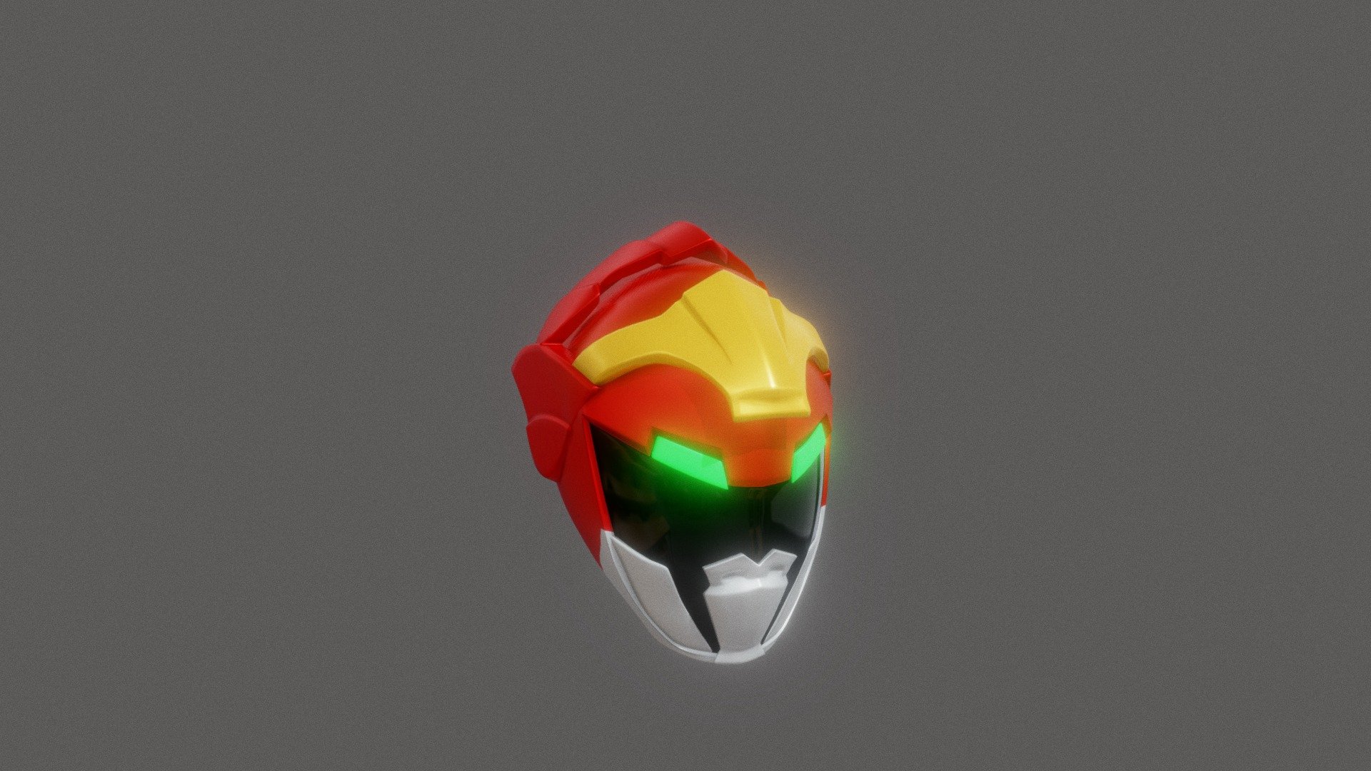 Zyuohger Eagle Helmet 3d model