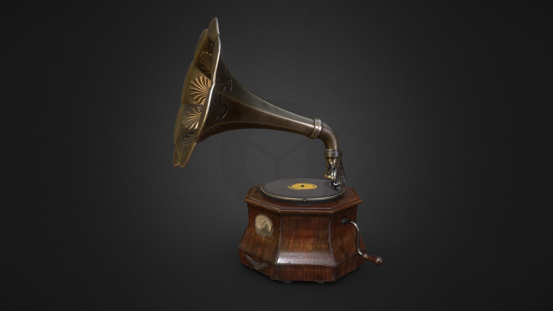 Gramophone 3d model