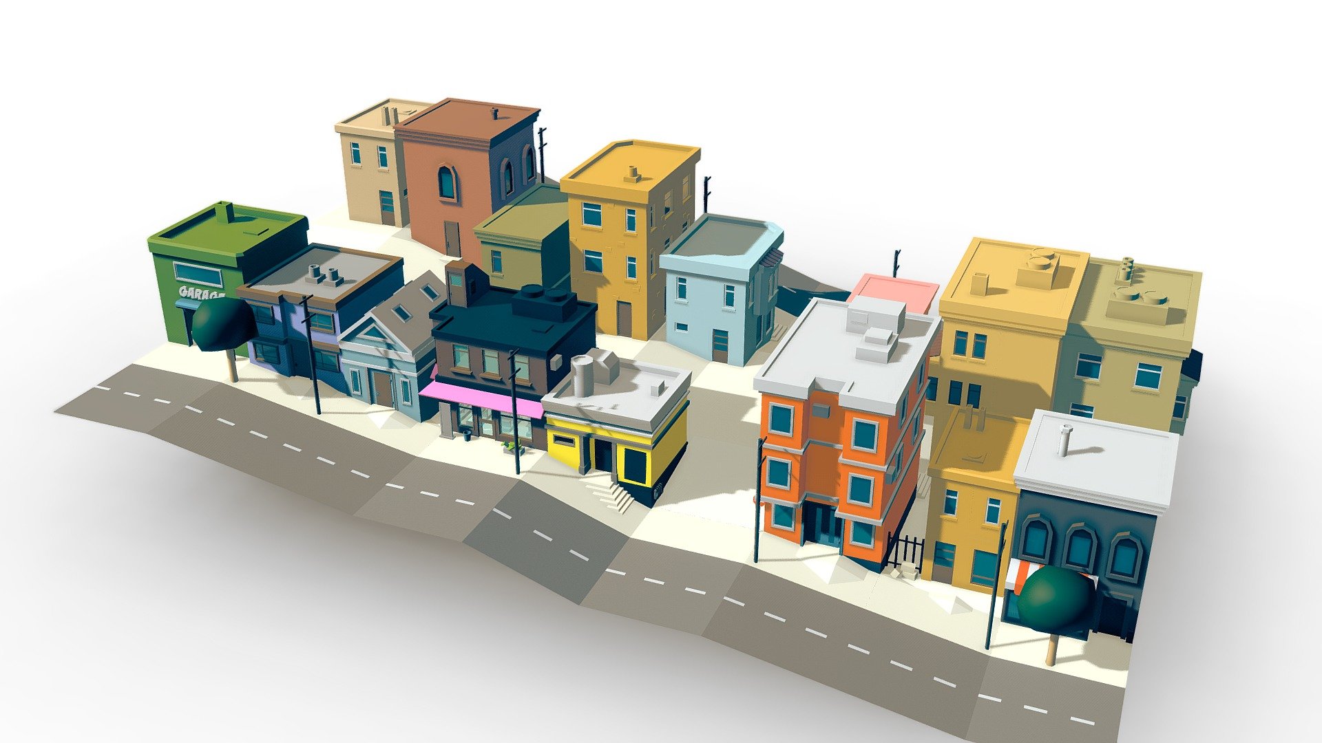 The Streets of San Francisco 3d model