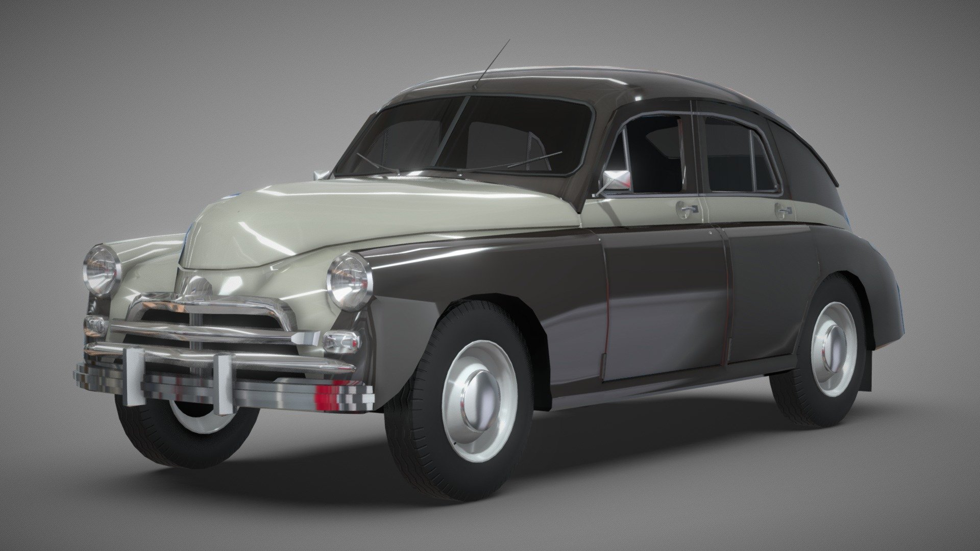 GAZ M-20 «Победа» (Pobeda) 3d model