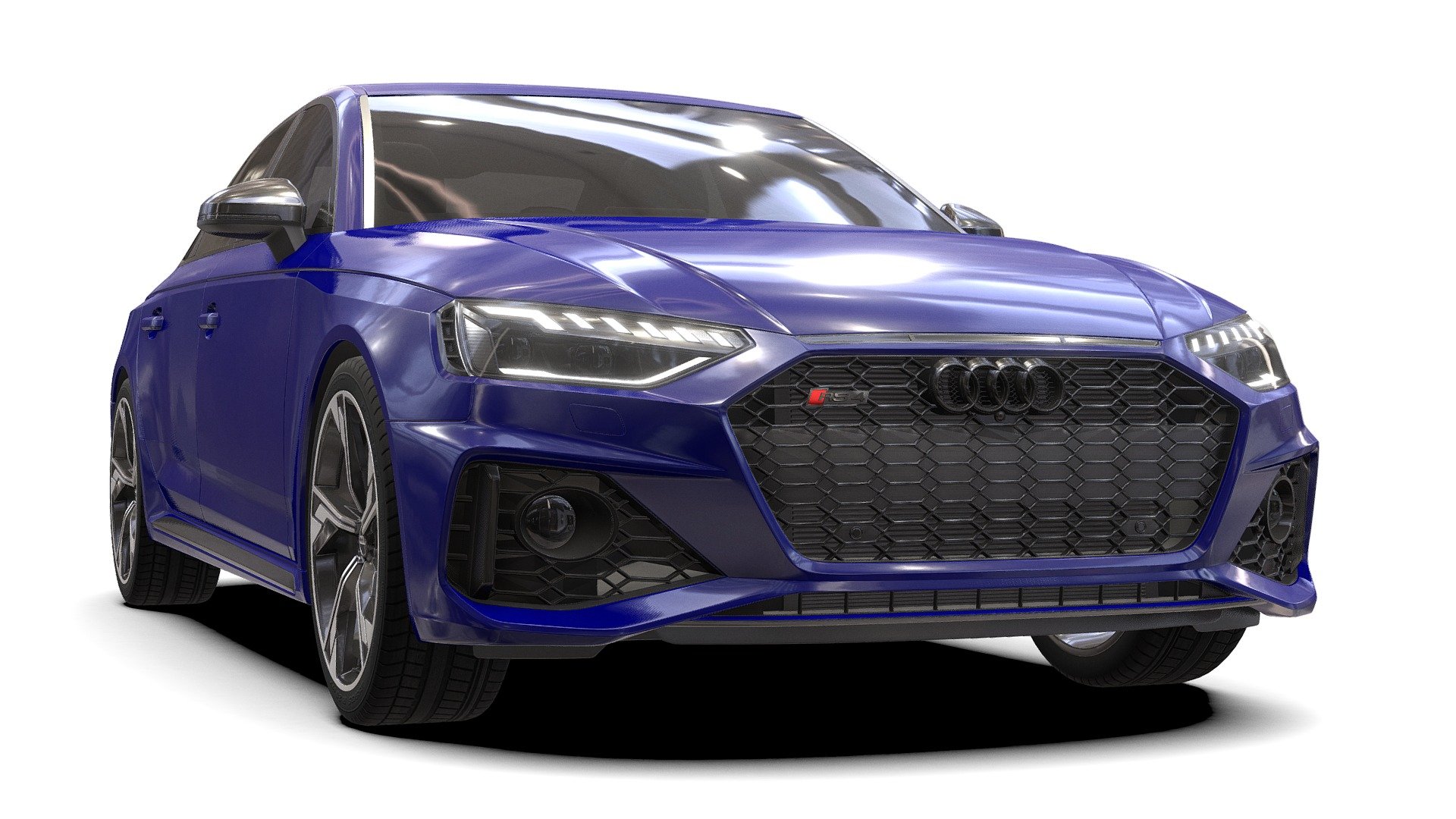 Audi RS4 Sedan 2020 3d model