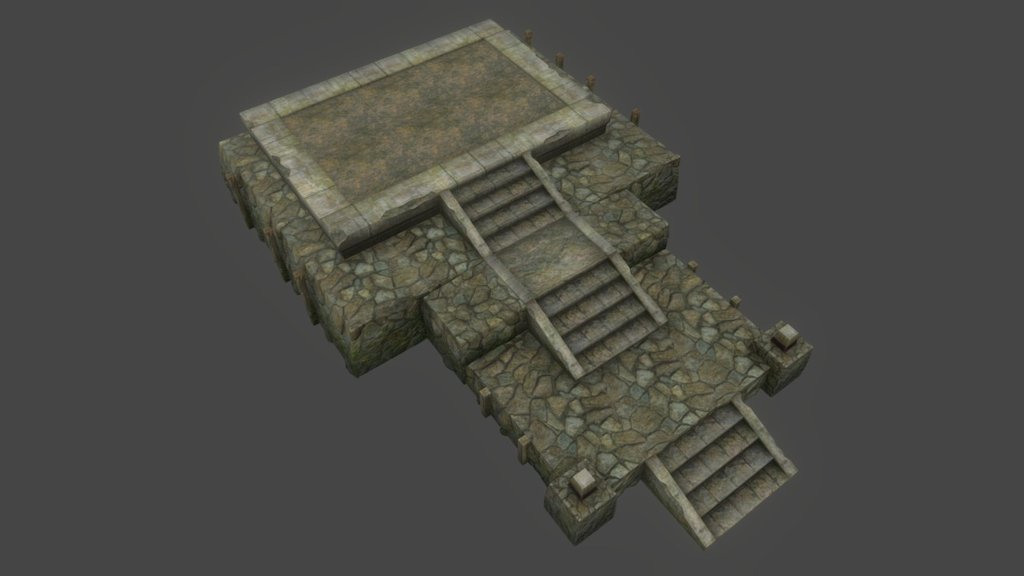 Stone Altar 3d model