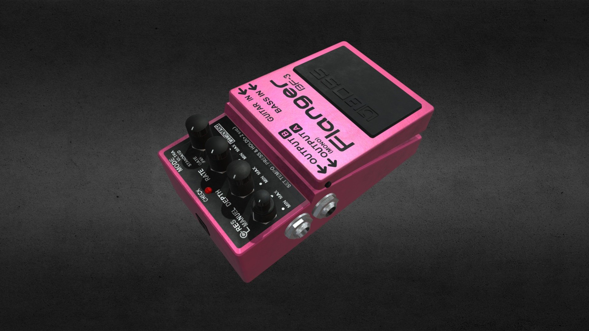 Flanger BF-3 BOSS 3d model