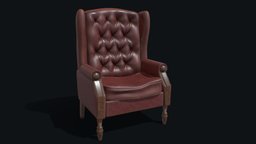 Red Chesterfield Chair