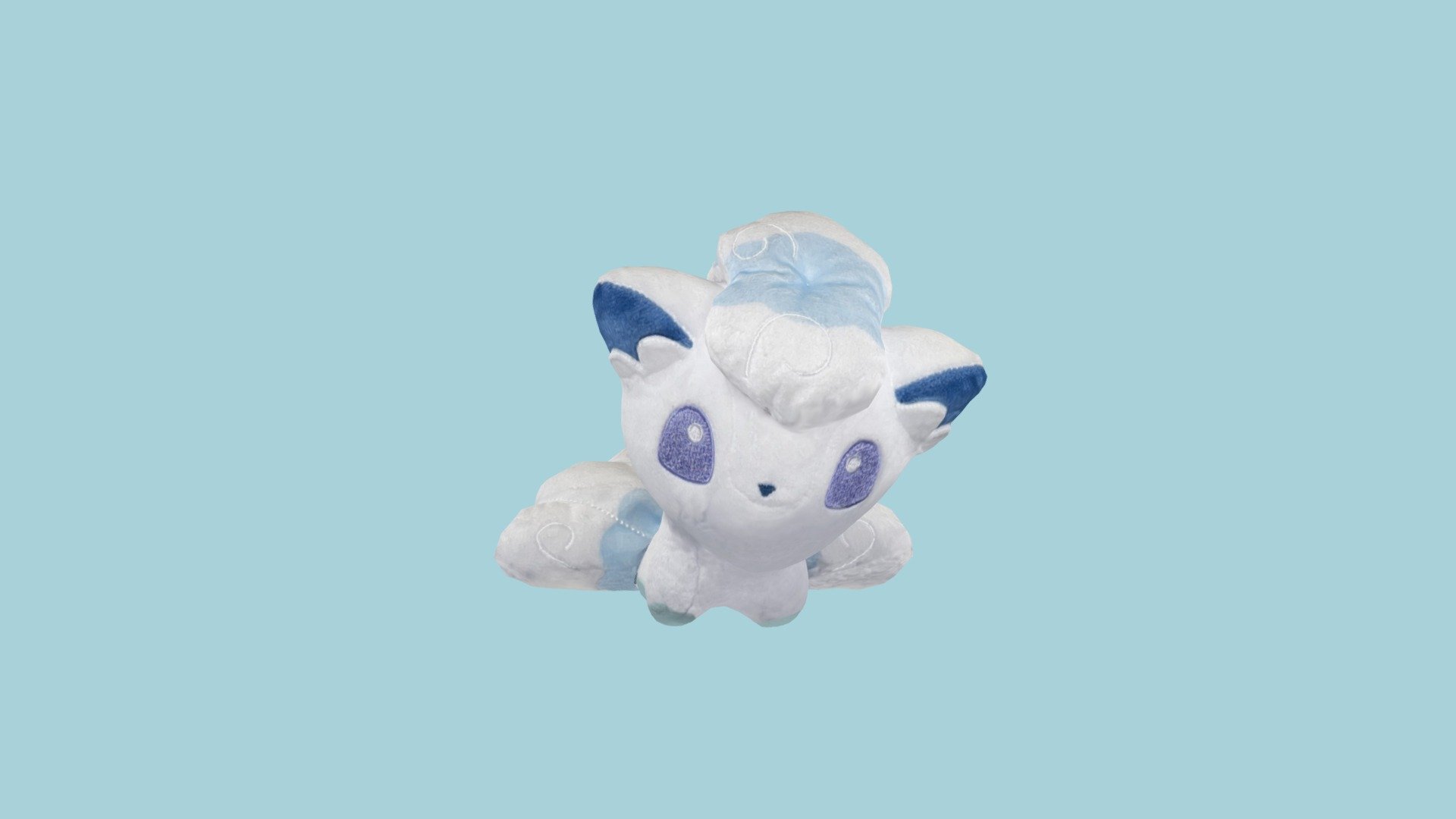 3D Scanned Pokemon Center Alolan Vulpix Plushie 3d model