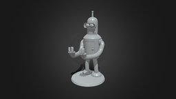 Futurama Bender Headphone and Controller Stand