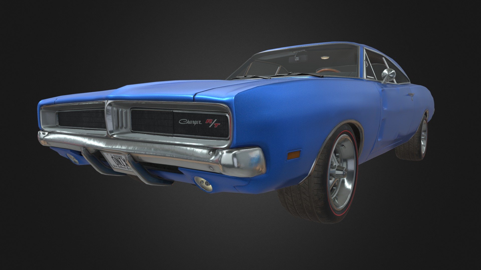 Dodge Charger 1969 3d model