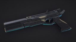 SCIFI Pistol Retro