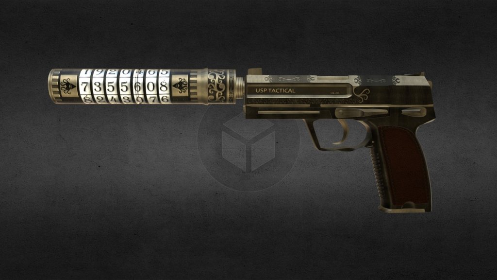 USP-S | Cryptex 3d model