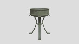 Rusty Roman Brazier Model