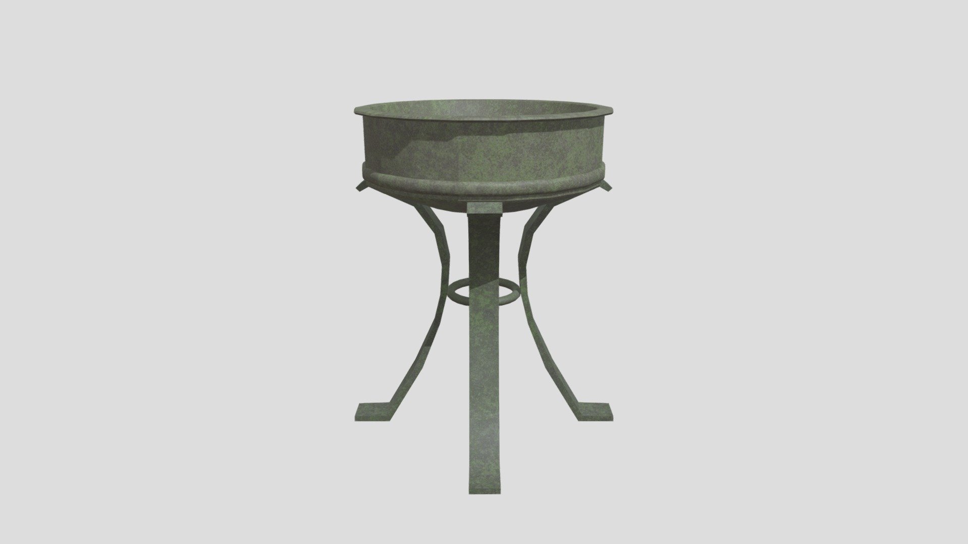 Rusty Roman Brazier Model 3d model