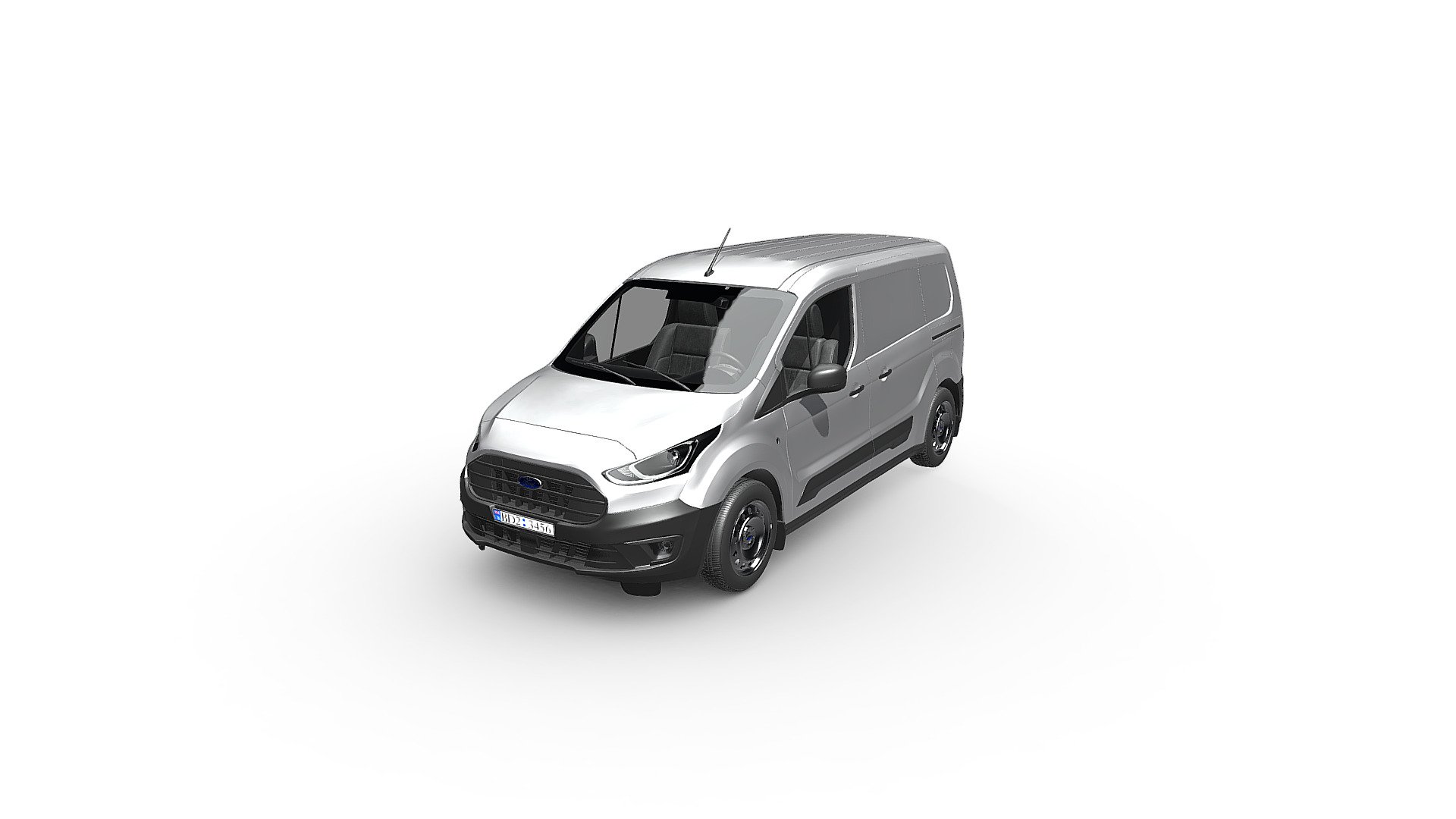 Ford Transit Connect Double Cab-In-Van 3d model