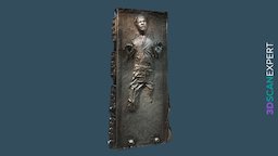 Han Solo in Carbonite 3D Scan