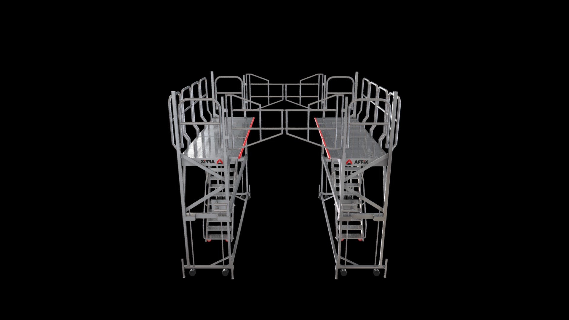 Roof Working Platform (Mobile) 3d model