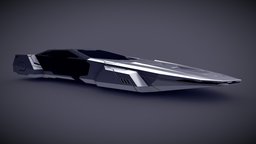 FREE Sci-Fi Vehicle 012 03