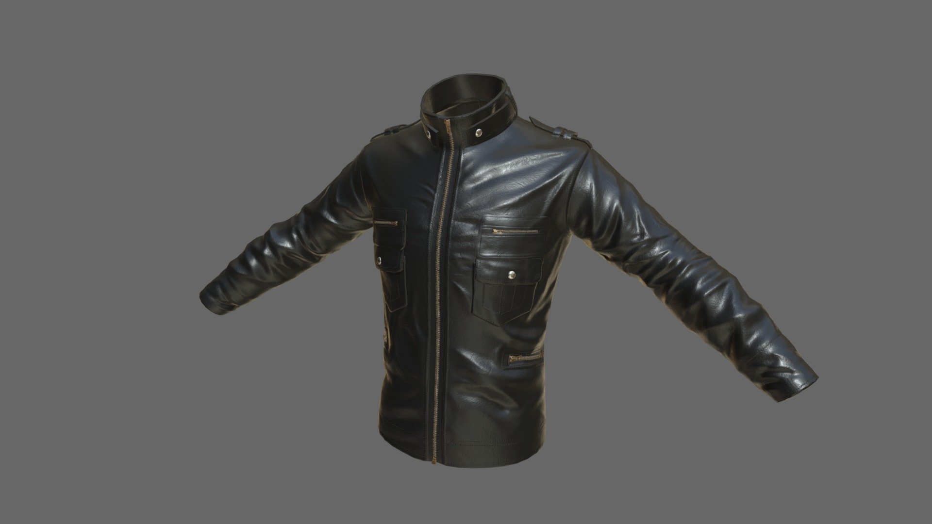 JacketClothing 3d model