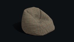 Bean Bag (Puff) Low-poly