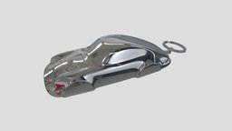 Porsche 911 964 Automotive Sculpture Keychain