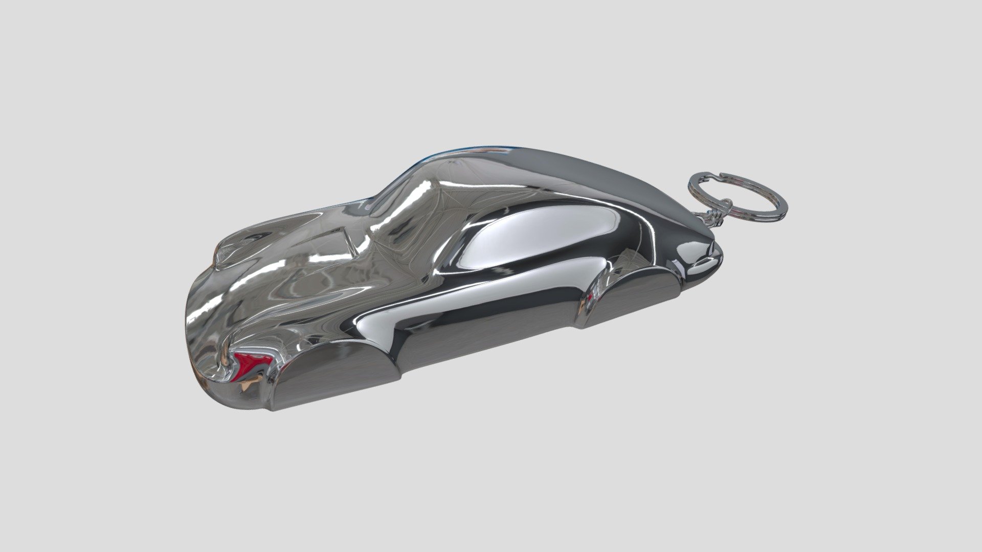 Porsche 911 964 Automotive Sculpture Keychain 3d model