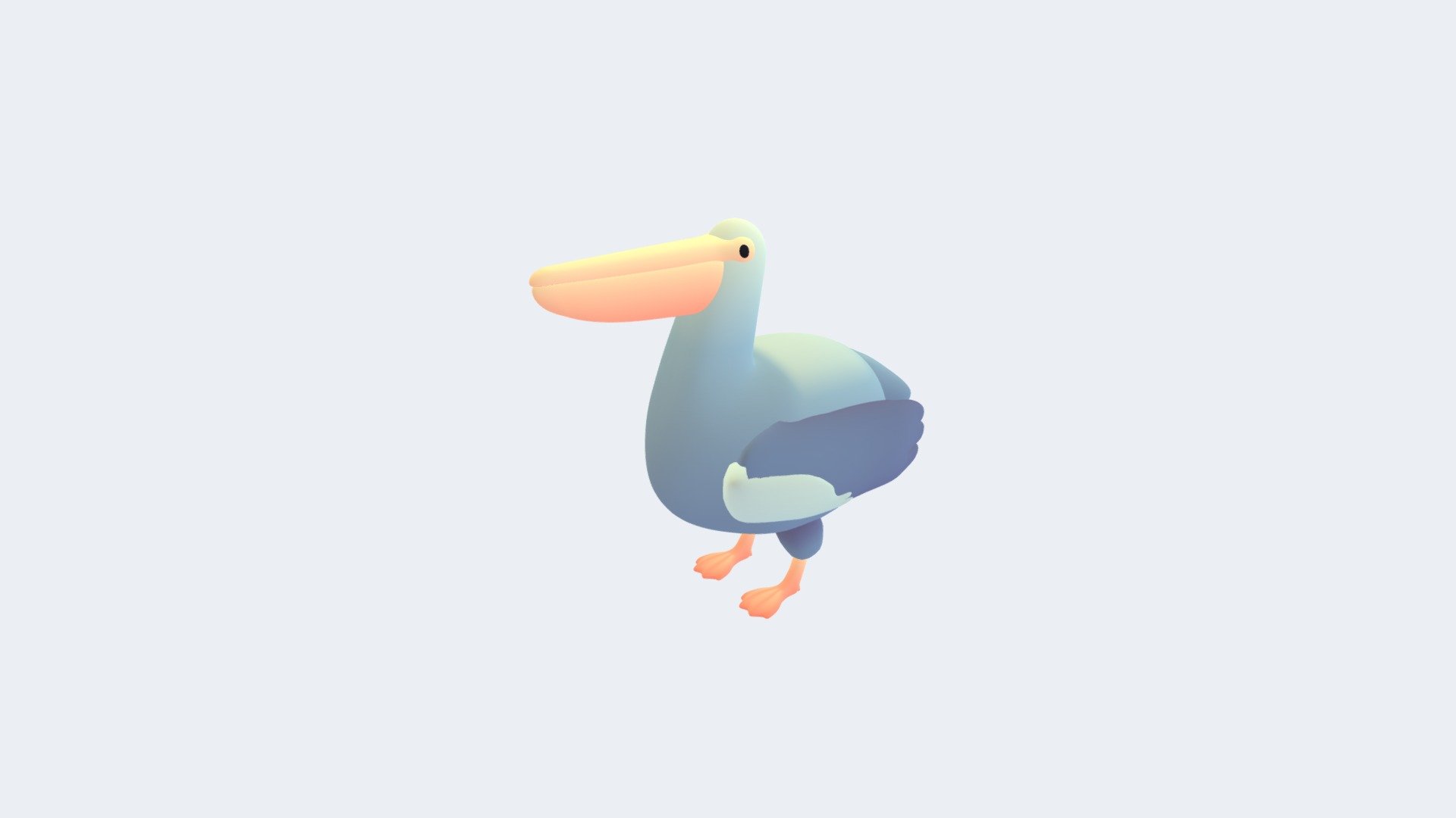 Pelican 3d model