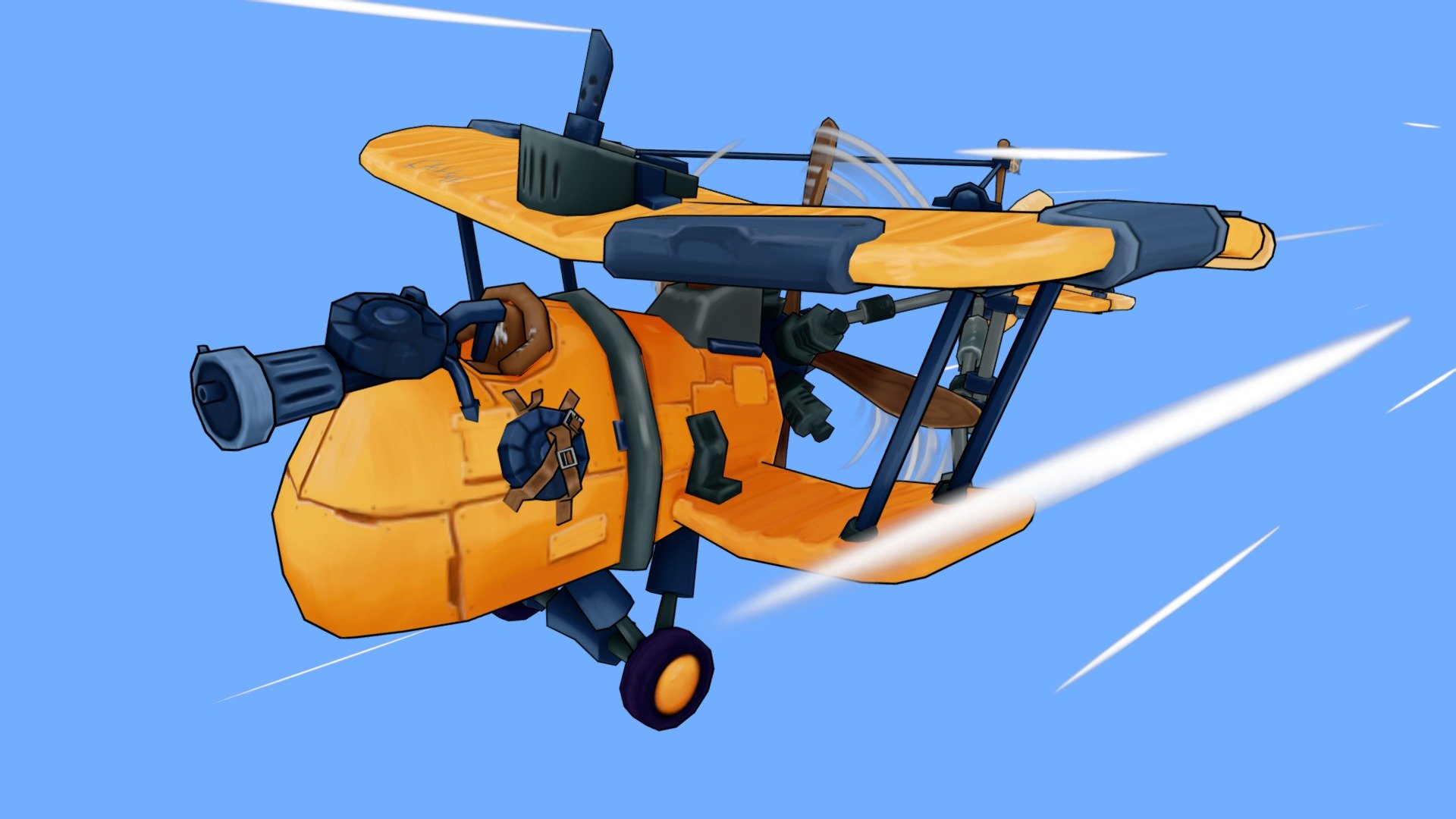 Stylized Airplane 3d model