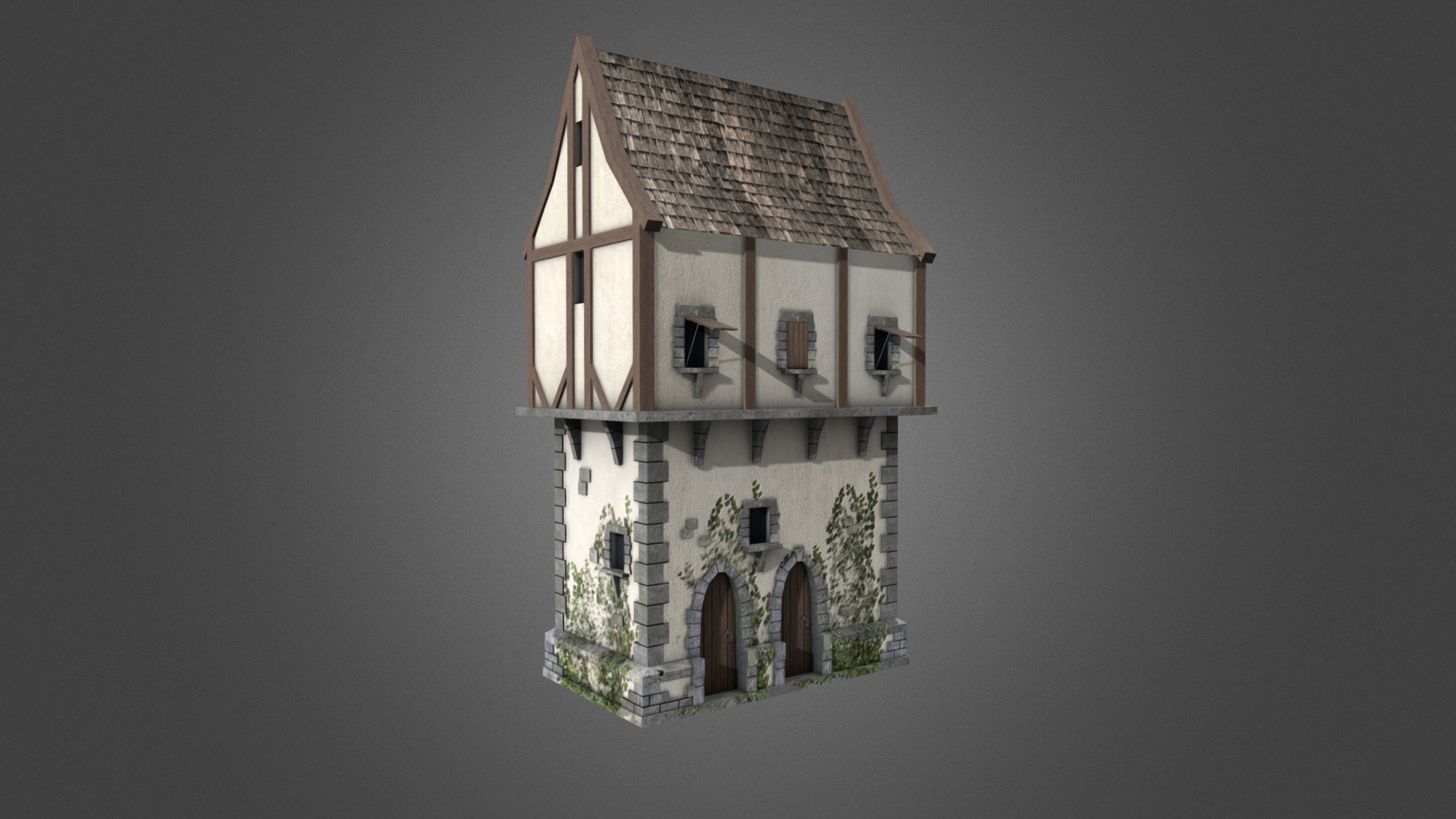 Medieval Townhouse 3d model