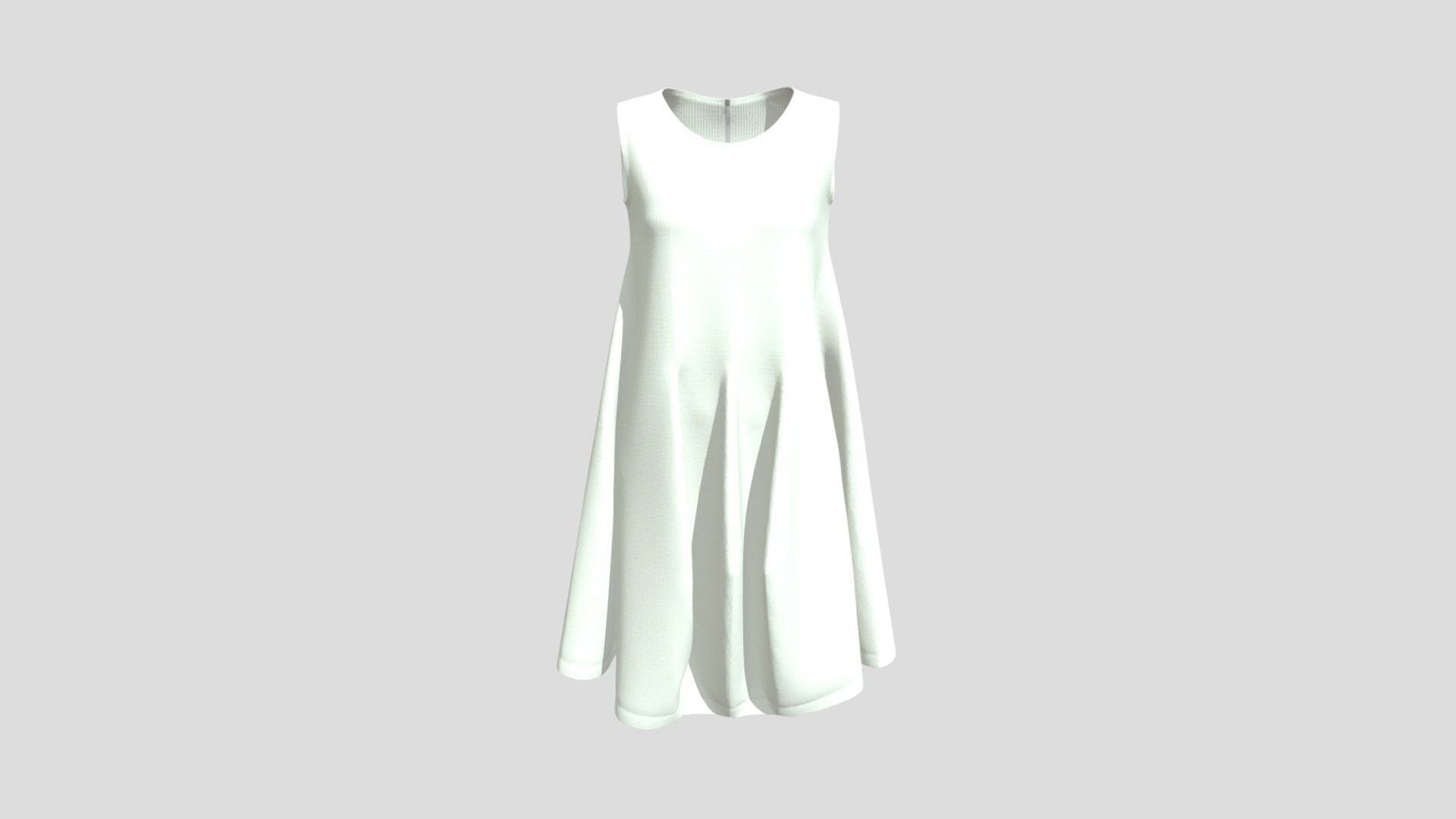 Trapeze Dress 3d model