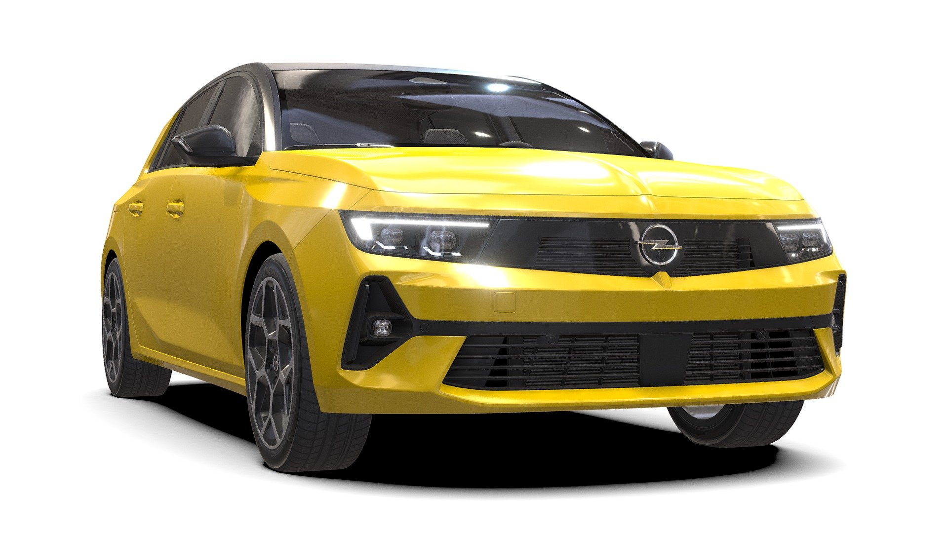 Opel Astra 2022 3d model