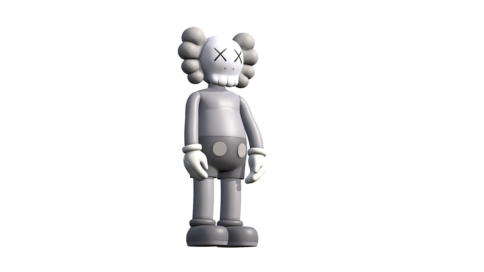 Kaws grey companion Fan Art 3D Print 3d model