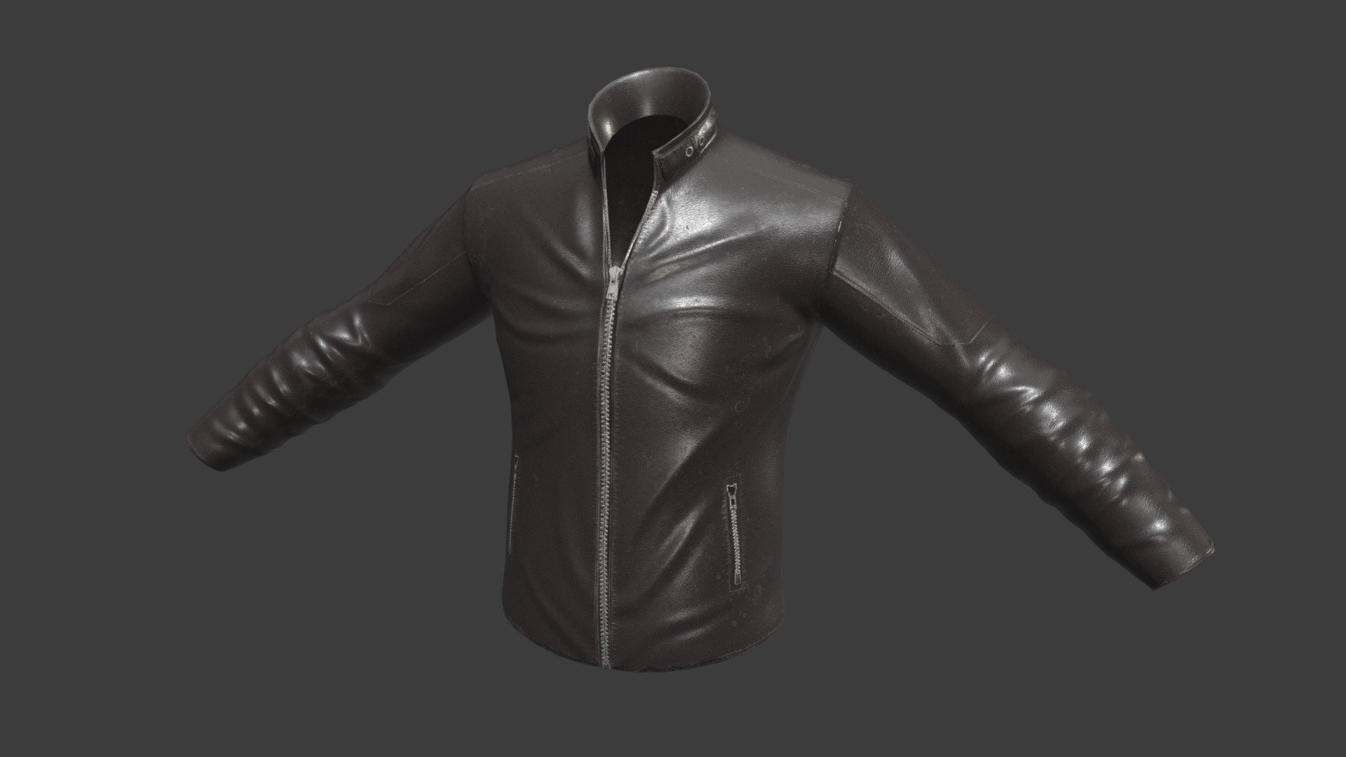 Leather Jacket 3d model