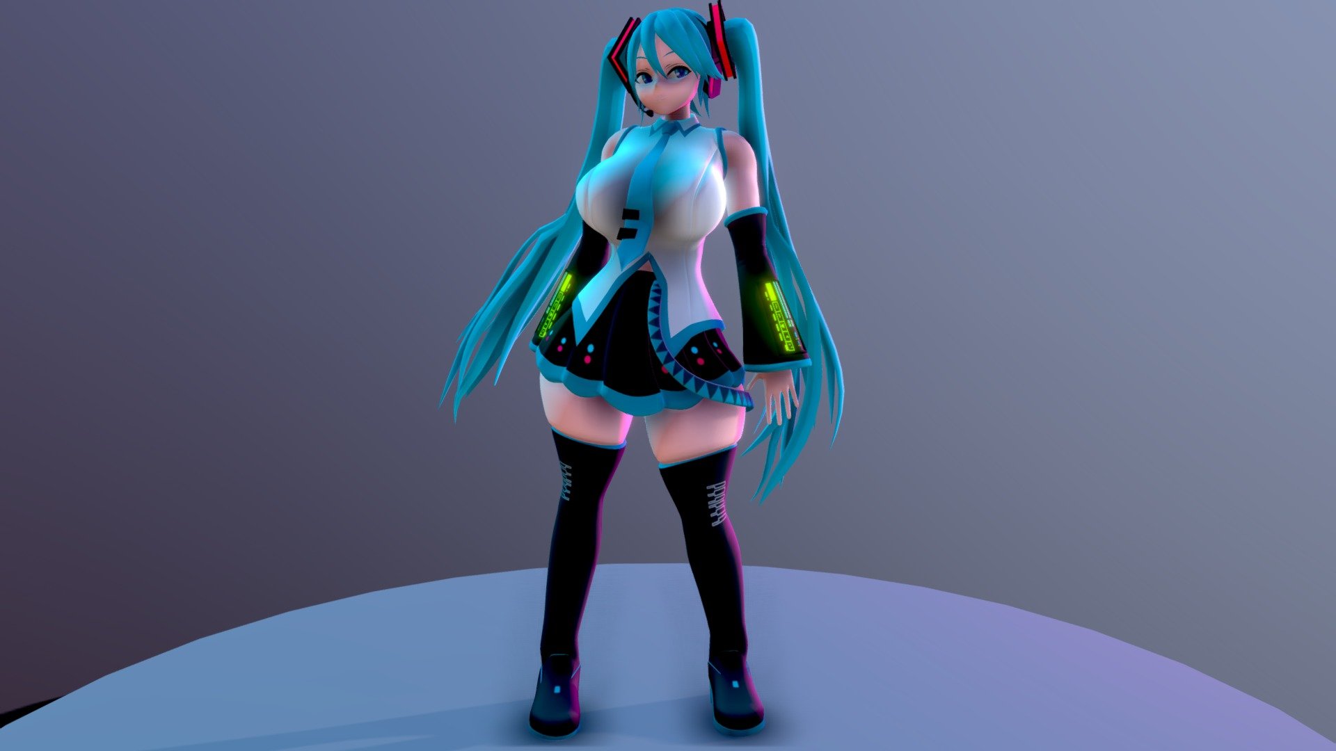 Hatsune Miku 3D Model NSFW 3d model