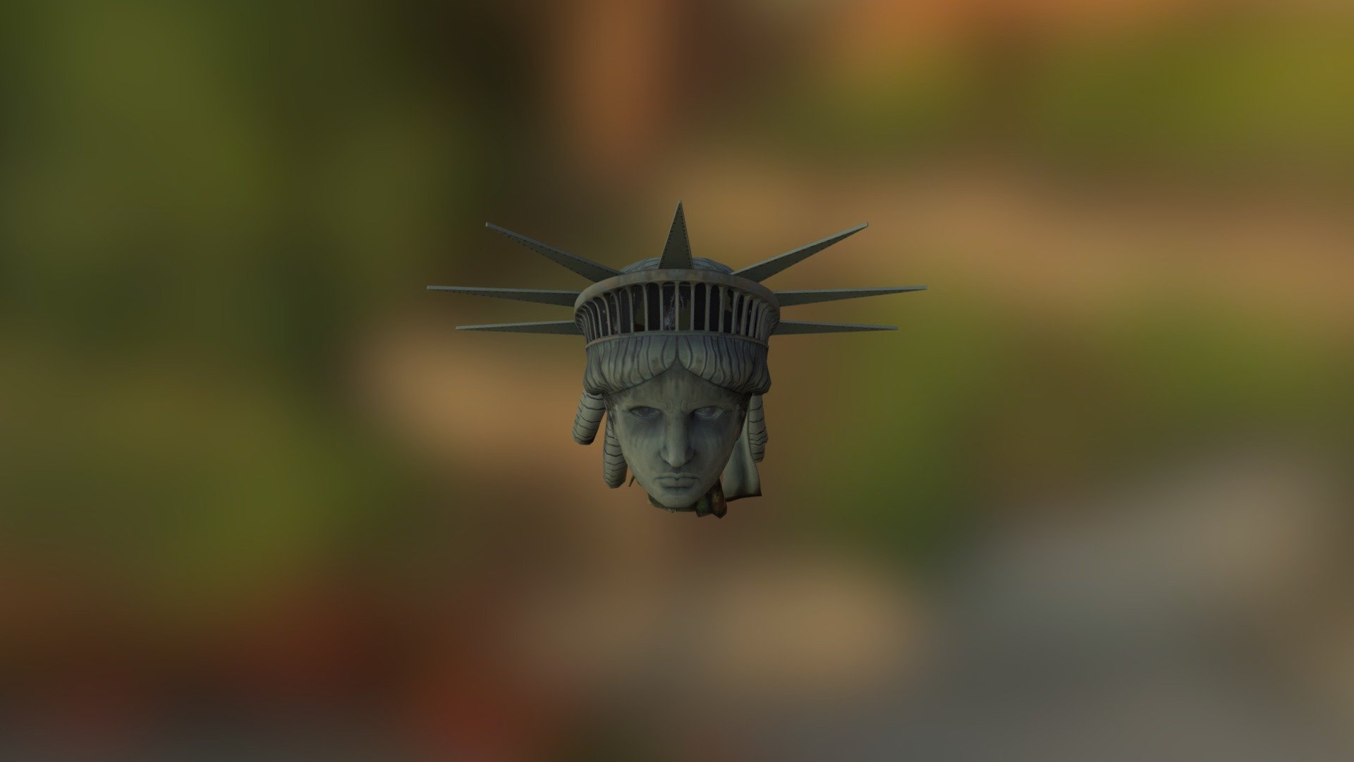 Statue_Of_Liberty_Head 3d model