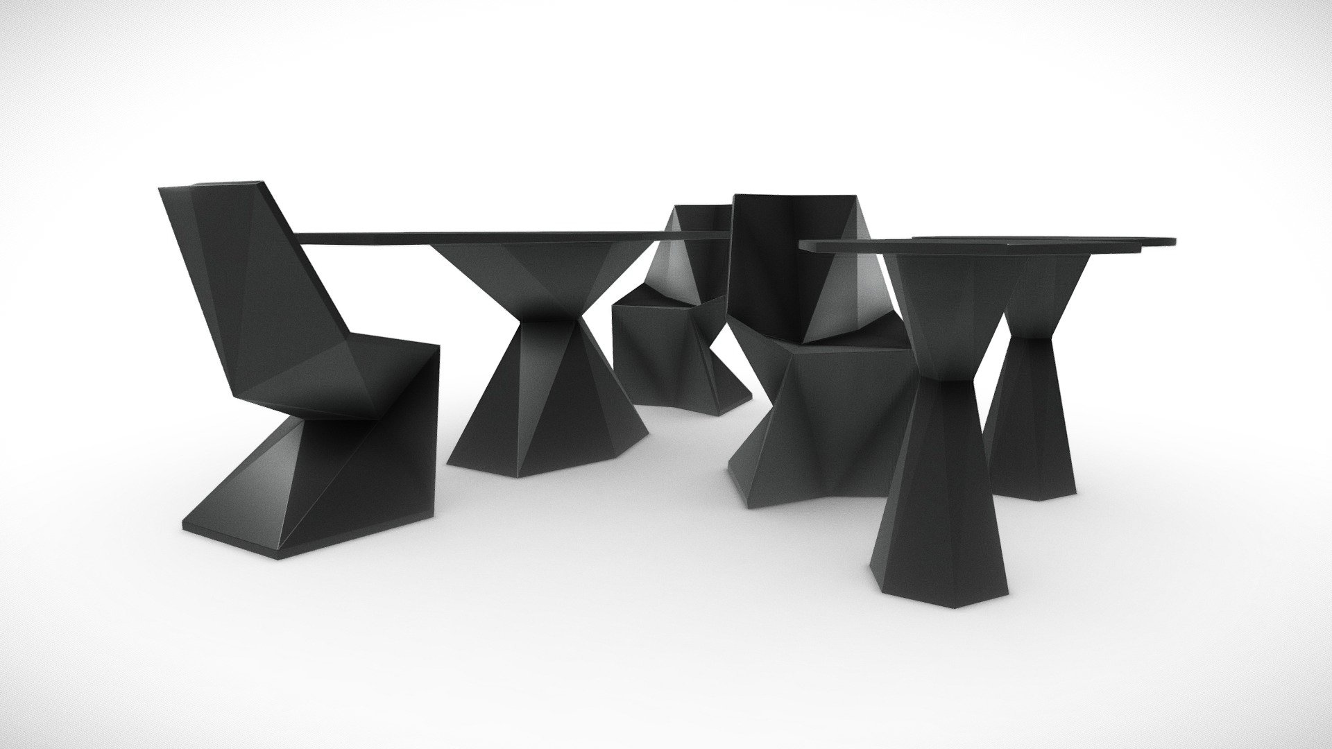 Vertex Vondom Set 3d model