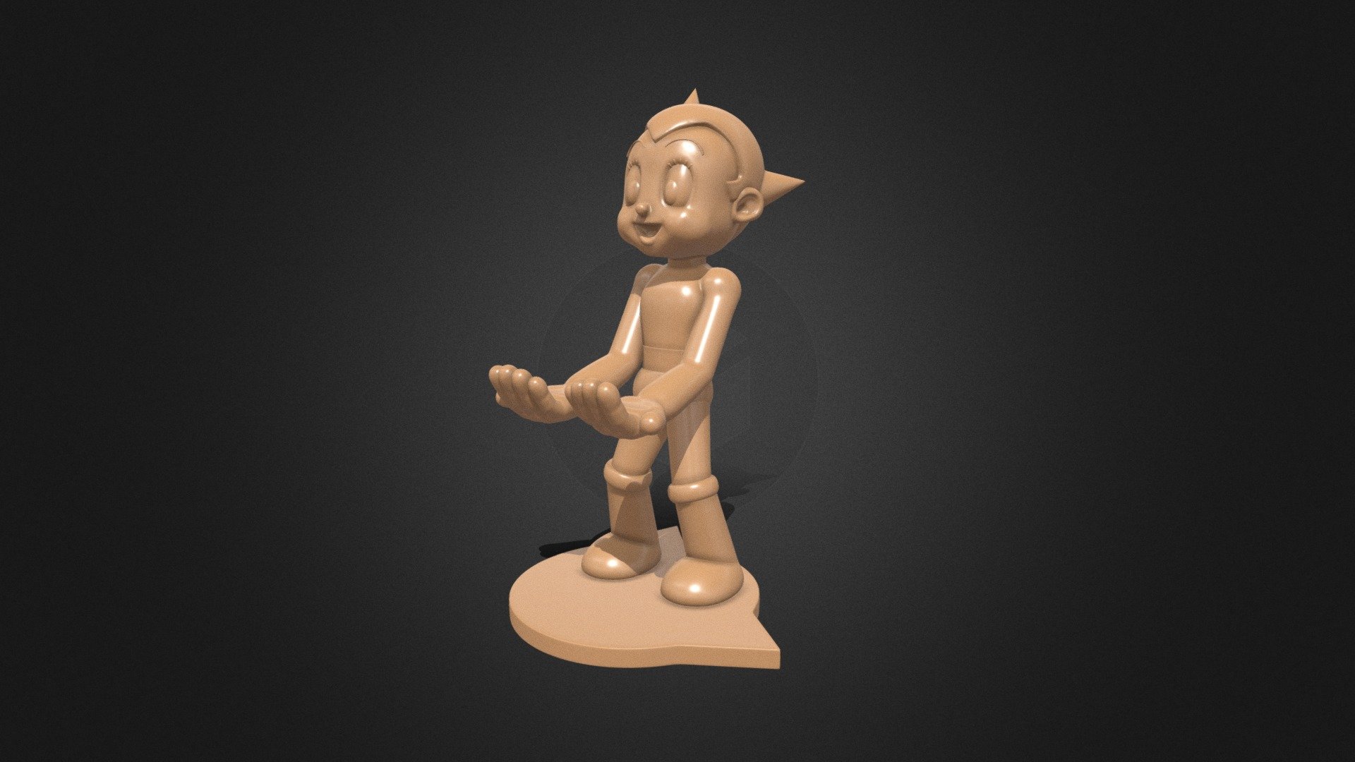 Astroboy controller and headphone stand 3d model