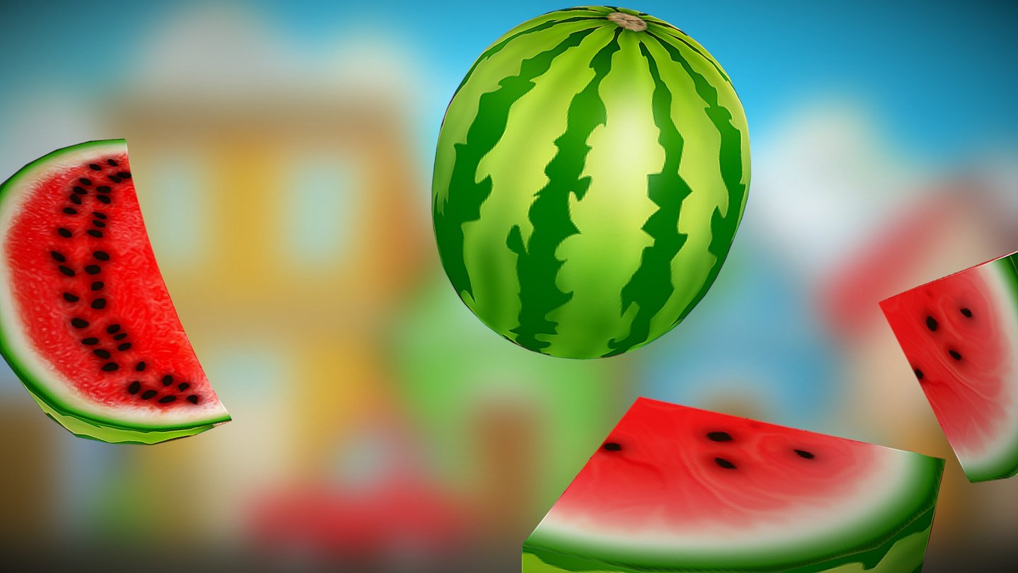 Watermelon 3d model