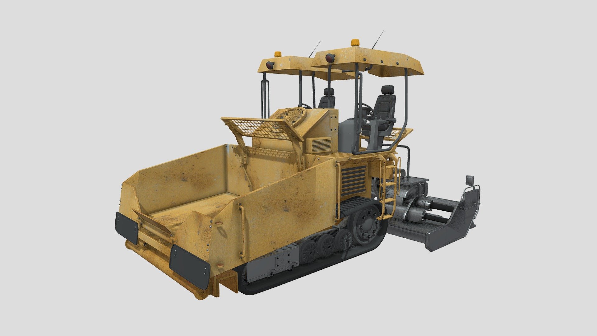 Asphalt Paver 3d model